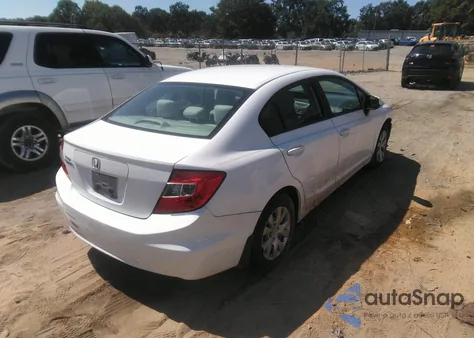 2012 Honda Civic Lx z USA, uszkodzony, nr VIN 19XFB2F54CE063794